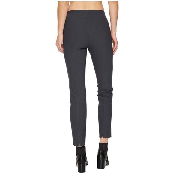 Vince Charcoal Gray Textured Stitch Front Seam Leggings - Picture 4 of 12